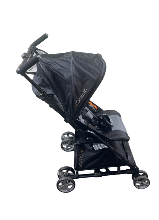Shop Summer Infant 3Dmicro Super Compact Stroller, 2020, Black at GoodBuy Gear