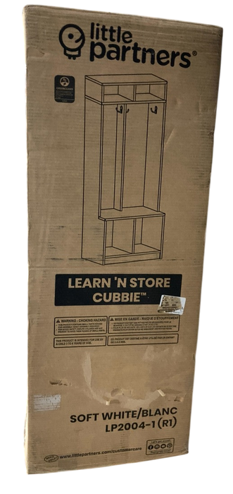 Shop Little Partners Learn 'N Store Cubby, Soft White at GoodBuy Gear