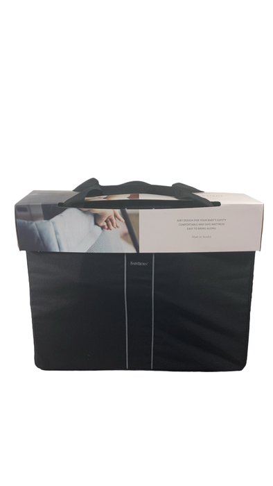 Shop BabyBjorn Travel Crib Light Bundle with Fitted Sheet, Silver at GoodBuy Gear