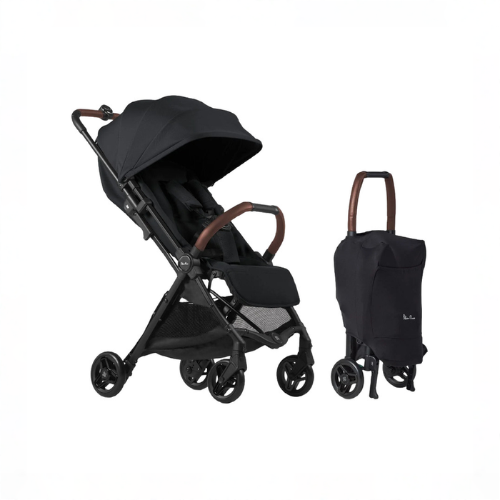 Shop Silver Cross Jet 5 Super Compact Stroller, Black, unknown at GoodBuy Gear