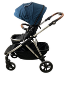 Shop Mockingbird Single to Double 2.0 Stroller, 2024, Sea, Silver With Penny Leather, Windowpane at GoodBuy Gear