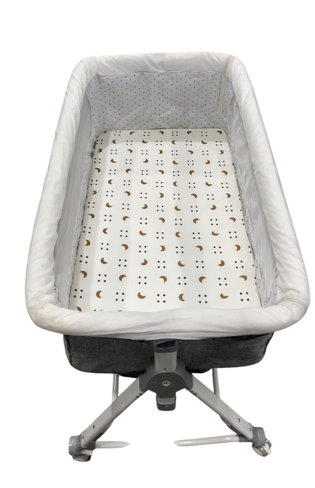 Shop Jojolam 5-in-1 Infant Bedside Crib with Changing Table, Gray at GoodBuy Gear