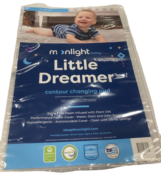 Shop Moonlight Slumber Little Dreamer Contour Changing Pad, 17x32 at GoodBuy Gear