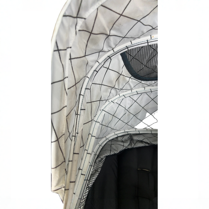 Shop Mockingbird Single to Double Stroller, 2022, Sea, Silver/Brown, Windowpane at GoodBuy Gear