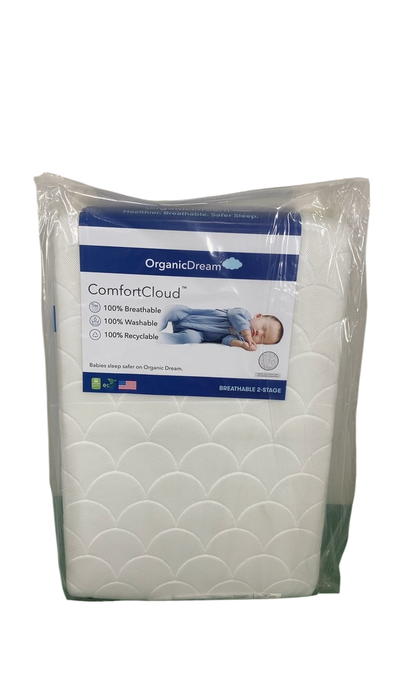 Shop Organic Dream ComfortCloud 2-Stage Crib Mattress, White at GoodBuy Gear