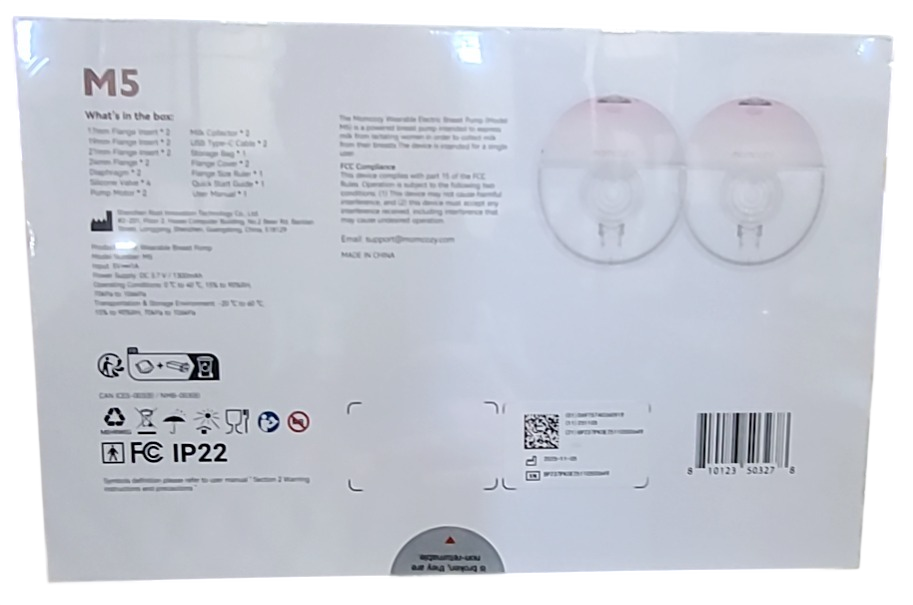 Shop Momcozy All-in-one M5 Double Wearable Breast Pump, Gradiant Pink at GoodBuy Gear