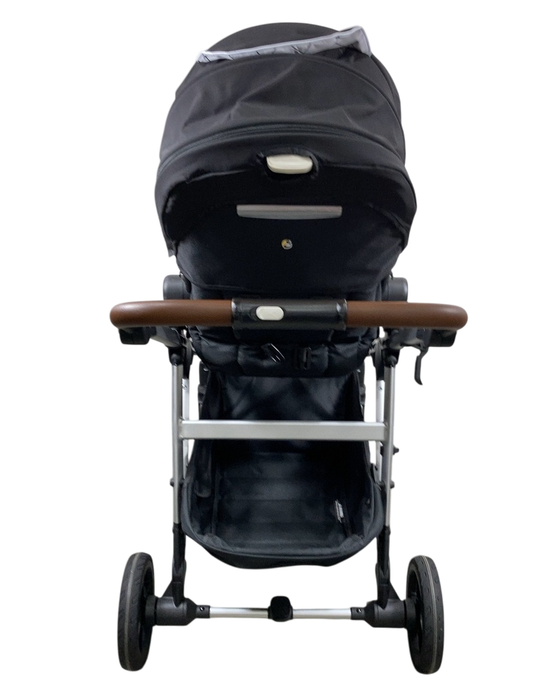 Shop Mockingbird Single to Double 2.0 Stroller, 2024, Black, Silver With Penny Leather, Windowpane at GoodBuy Gear