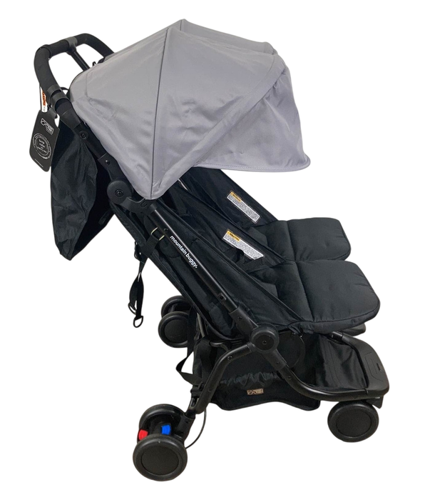 Shop Mountain Buggy Nano Duo Stroller, 2022, Silver at GoodBuy Gear