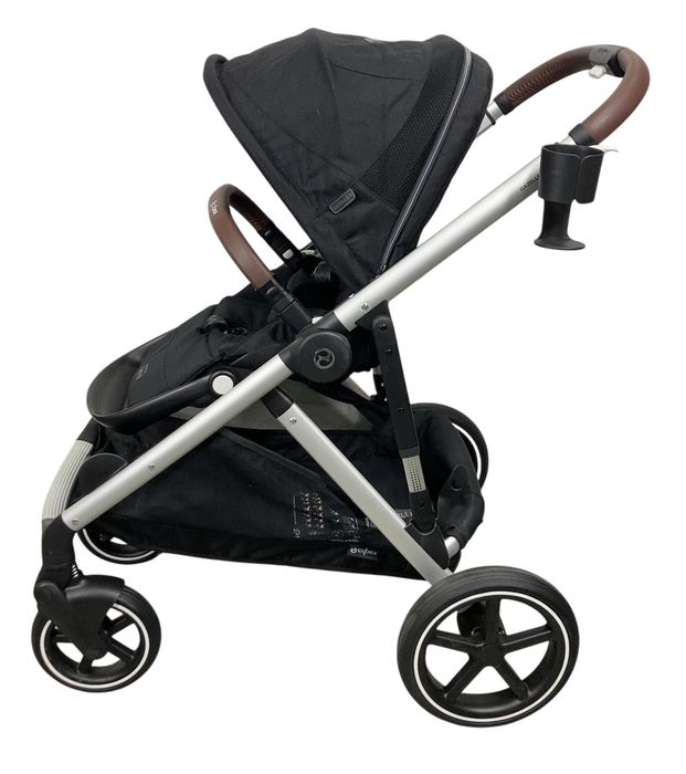 Shop Cybex Gazelle S Modular Stroller, 2023, Moon Black, Silver Frame at GoodBuy Gear