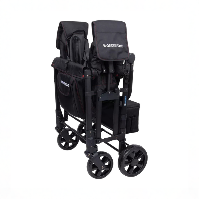 Shop Wonderfold W4 Luxe Pro Stroller Wagon, 2025, Jet Black at GoodBuy Gear