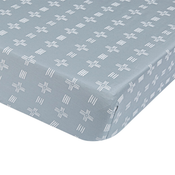 Shop Crane Baby Crib Fitted Sheet, Ezra River Dash at GoodBuy Gear
