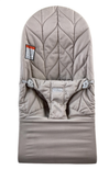 Shop BabyBjorn Bouncer Bliss, Light Gray Frame, Sand Gray Cotton Petal Quilt at GoodBuy Gear