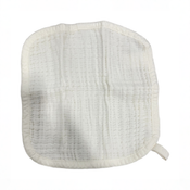 Shop Small Story Cotton Muslin Washcloths, White at GoodBuy Gear