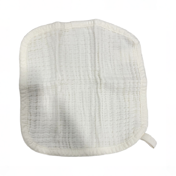 Shop Small Story Cotton Muslin Washcloths, White at GoodBuy Gear