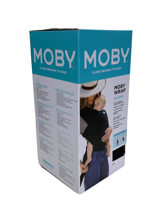 used Moby Wrap Baby Carrier, Black