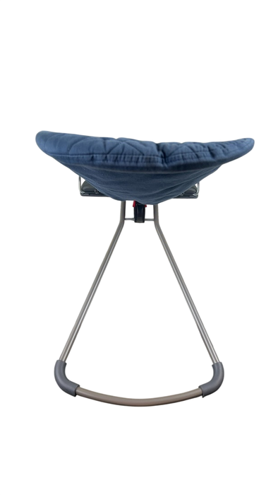 Shop BabyBjorn Bouncer Bliss, Dark Gray Frame, Midnight Blue Cotton Classic Quilt at GoodBuy Gear
