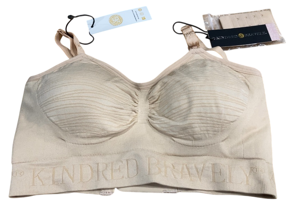 Shop Kindred Bravely Sublime Hands-Free Pumping & Nursing Bra, Small, Beige, Regular at GoodBuy Gear