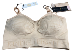 Shop Kindred Bravely Sublime Hands-Free Pumping & Nursing Bra, Small, Beige, Regular at GoodBuy Gear