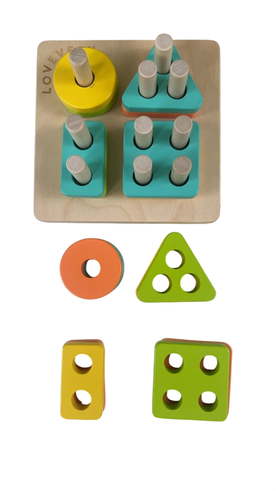Shop Lovevery Sort and Stack Peg Puzzle at GoodBuy Gear