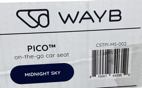 Shop WAYB Pico Portable Car Seat, 2023, Midnight Sky at GoodBuy Gear