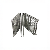 Shop Regalo 2-in-1 Plastic Play Yard and Safety Gate, Gray at GoodBuy Gear