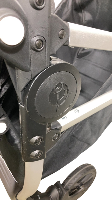 Shop Mockingbird Single to Double 2.0 Stroller, 2024, Silver With Penny Leather, Sky, Watercolor Drops at GoodBuy Gear