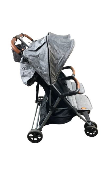 zoe luxe double stroller Zoe Twin V1 Double Stroller, Luxe Grey