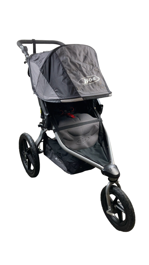 bob revolution stroller black BOB Revolution Flex Single Jogging Stroller, 2017, Graphite Black