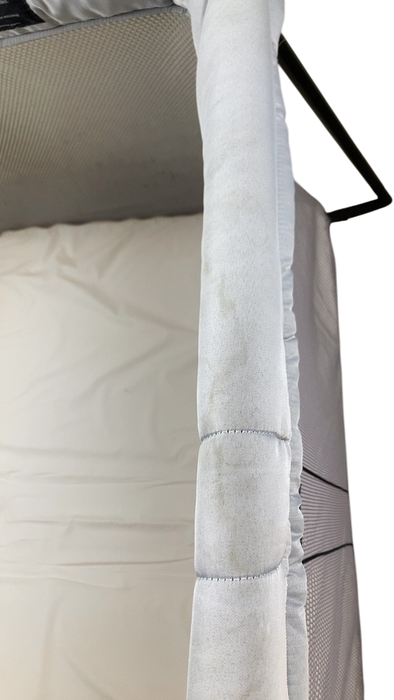 Shop BabyBjorn Travel Crib Light Bundle with Fitted Sheet, Silver at GoodBuy Gear