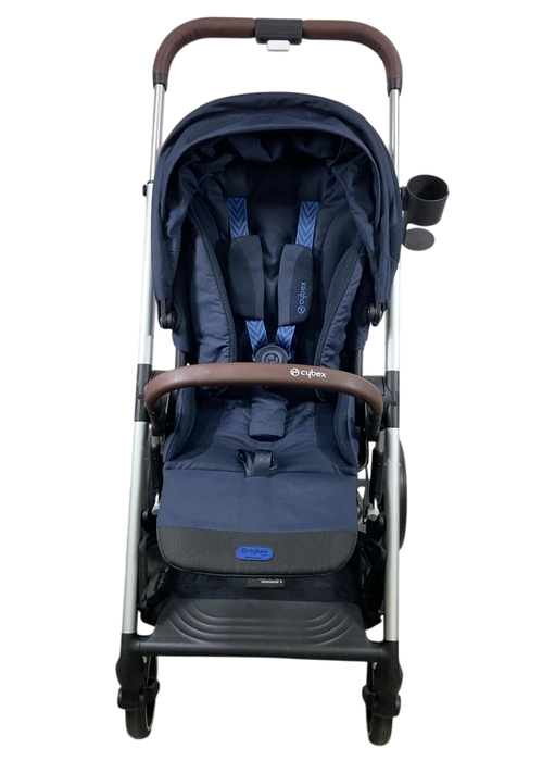 Shop Cybex Balios S Lux Stroller, 2024, Ocean Blue, Silver at GoodBuy Gear