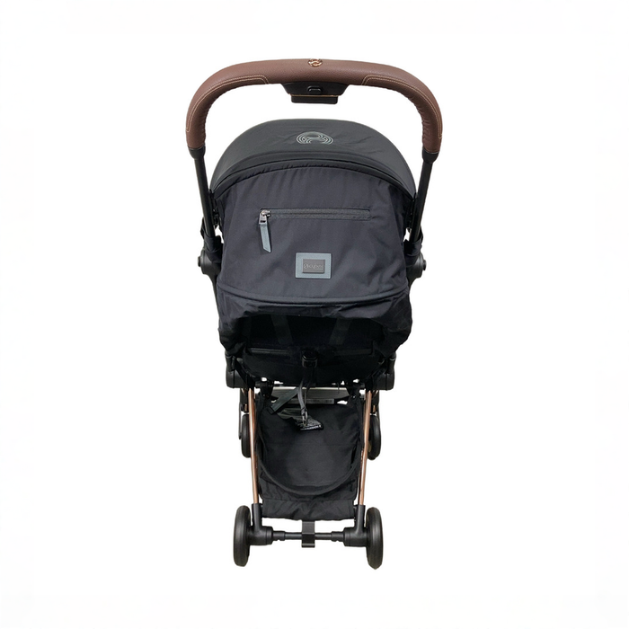 Shop Cybex Coya Stroller, 2024, Rose Gold, Sepia Black at GoodBuy Gear