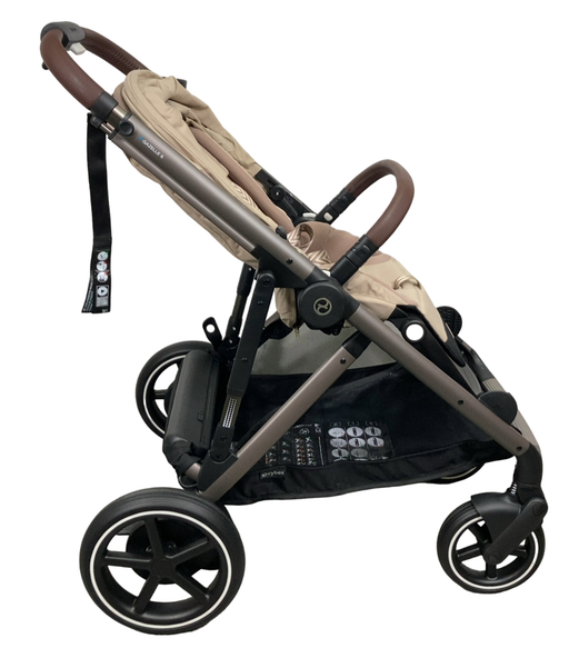 Shop Cybex e-Gazelle S Stroller, 2024, Almond Beige, Taupe at GoodBuy Gear