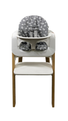 Shop Stokke Complete Steps High Chair, White Seat Natural Legs at GoodBuy Gear
