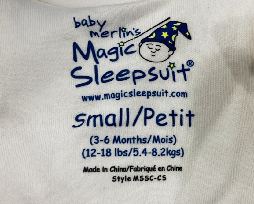 Shop Baby Merlin's Magic Sleepsuit, Cotton, Cream, Small (12-18lbs) at GoodBuy Gear