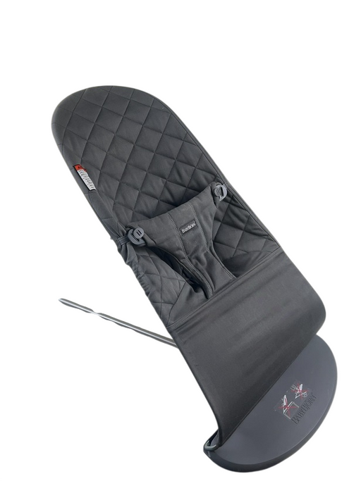 Shop BabyBjorn Bouncer Bliss, Anthracite Cotton Classic Quilt, Dark Gray Frame at GoodBuy Gear