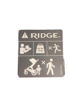 Shop UPPAbaby RIDGE PiggyBack Ride Along Board, Gray at GoodBuy Gear