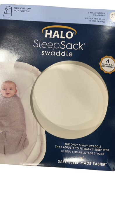 Shop DRAFT - Halo SleepSack Swaddle, Cream Cotton, Small at GoodBuy Gear
