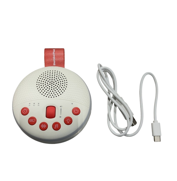 Shop SlumberPod SlumberCalm Portable Sound & White Noise Machine, White/Orange at GoodBuy Gear