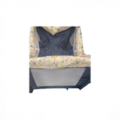 Shop Minikid Nursery Center Playard with Bassinet, Blue at GoodBuy Gear