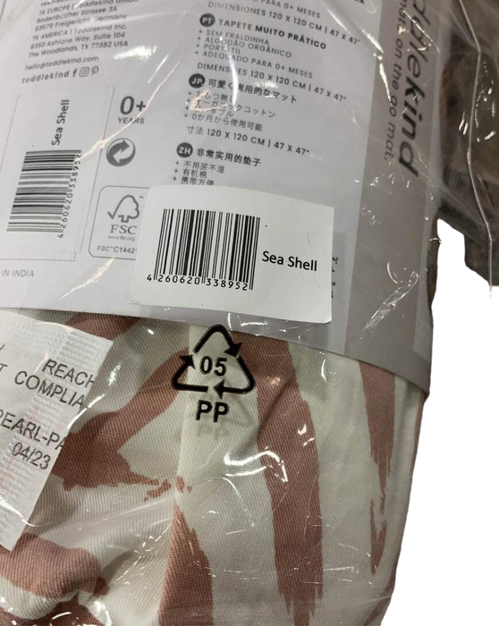 Shop Toddlekind Waterproof Portable Mat, Seashell at GoodBuy Gear