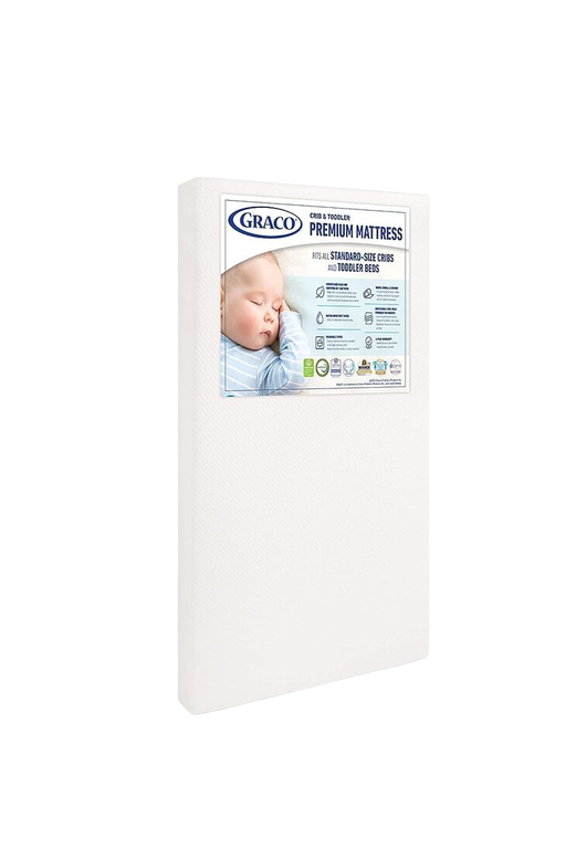 Shop Graco Premium Foam Crib And Toddler Bed Mattress, White at GoodBuy Gear