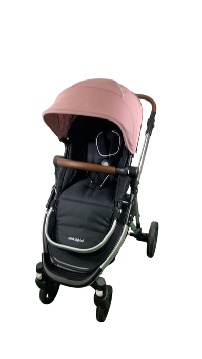 Shop Mockingbird Single 2.0 Stroller, 2025, Bloom, Silver With Penny Leather, Windowpane at GoodBuy Gear