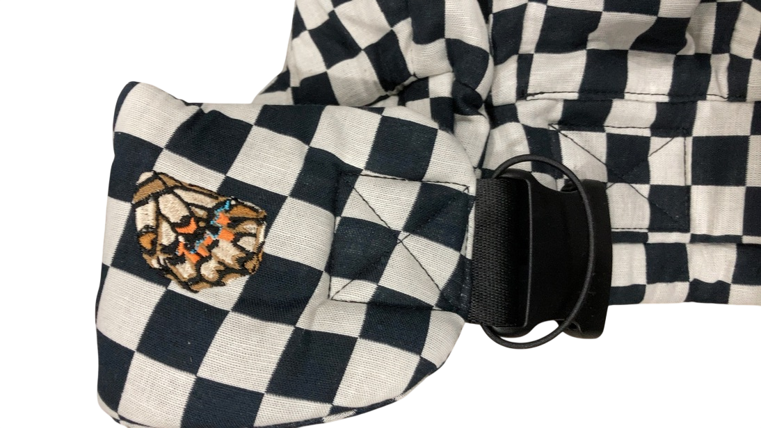 Shop Mabē The Monarch Carrier, Ebony Check at GoodBuy Gear