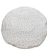 Shop Poppyseed Play Extra Padded Round Play Mat, Black Squiggle Dot at GoodBuy Gear
