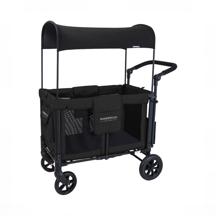 Shop Wonderfold W2 Multifunctional Double Stroller Wagon, 2026, Black, Original Model at GoodBuy Gear