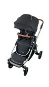 Shop Mockingbird Single to Double 2.0 Stroller, 2024, Black, Silver With Penny Leather, Watercolor Drops at GoodBuy Gear