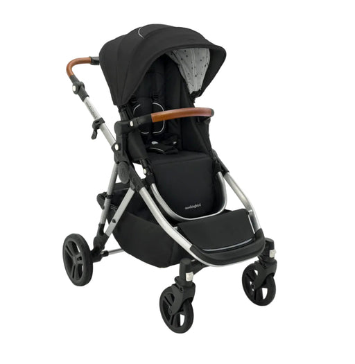 Shop Mockingbird Single to Double 2.0 Stroller, Black, Watercolor Drops, Silver With Penny Leather, 2025 at GoodBuy Gear