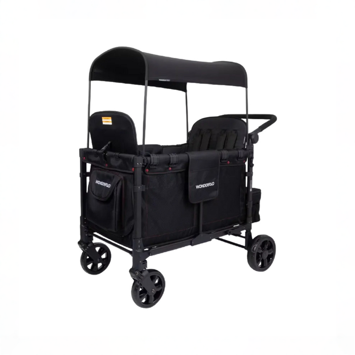 Shop Wonderfold W2 Multifunctional Double Stroller Wagon, 2025, Original Model, Special Edition (Red Stiching) at GoodBuy Gear