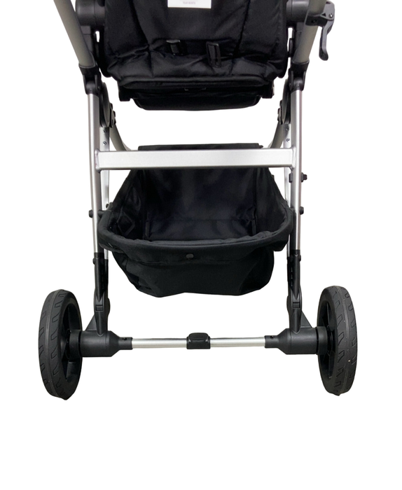 Shop Mockingbird Single to Double 2.0 Stroller, 2024, Sea, Silver With Penny Leather, Watercolor Drops at GoodBuy Gear