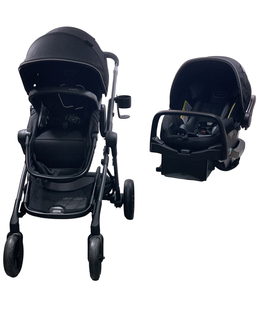 Evenflo Pivot Xpand Modular Travel System Stroller, 2023, Ayrshire Bla